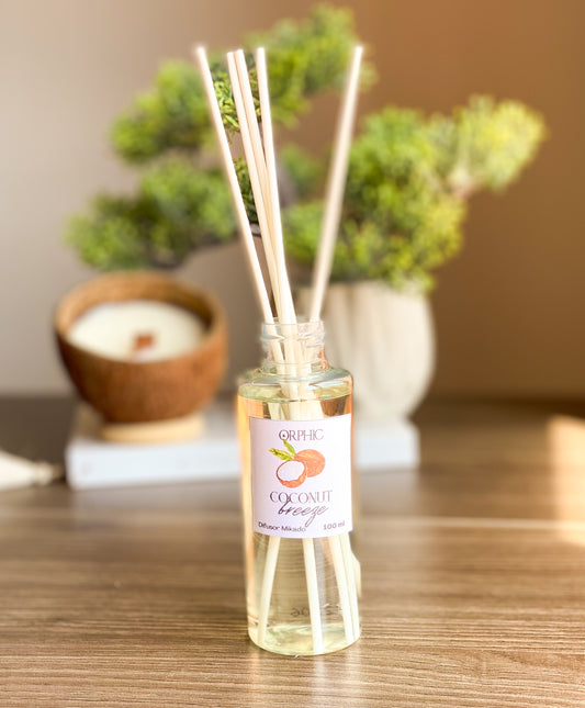 Difusor de Varetas - Coconut Breeze (100ml)