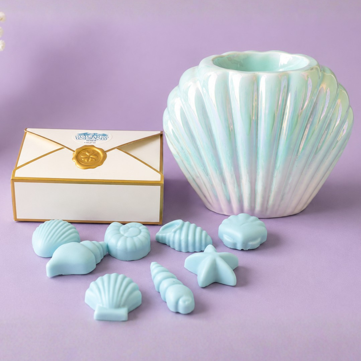 Pack Queimador Concha + Wax Melt (+125h)